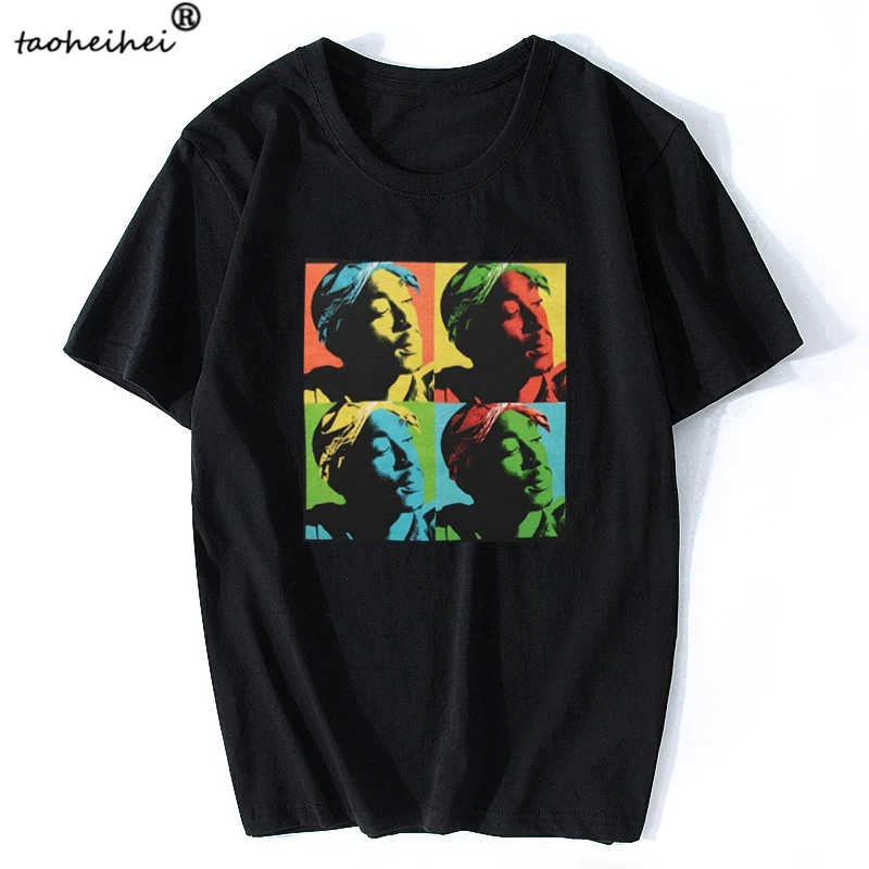 Модная мужская летняя футболка Tupac 2pac Thug Life Rap в стиле хип-хоп с художественным