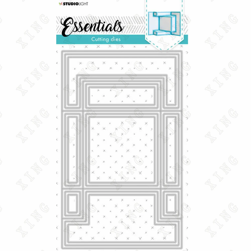 

2022 Newest craft Metal Cutting Dies Squire Mold Scrapbooking Paper Craft Mould Card Gift Decoration Cut Die Blade Punch Stencil