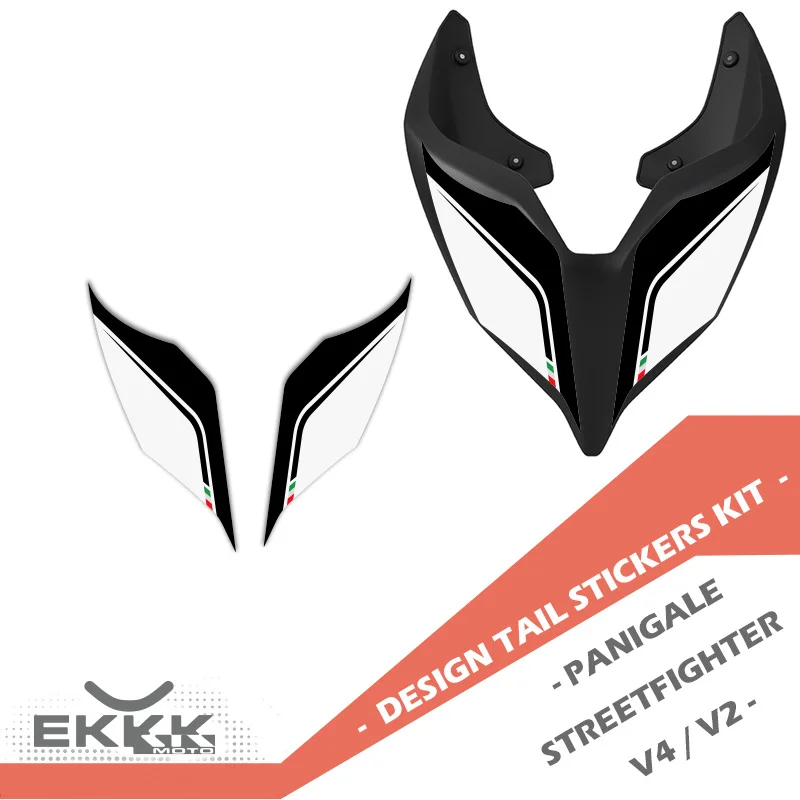 

Design Tail Sticker Kit Custom Decal Sticker Film Italy CORSE For Ducati Panigale Streetfighter V4 V4R V4S V4SP V2