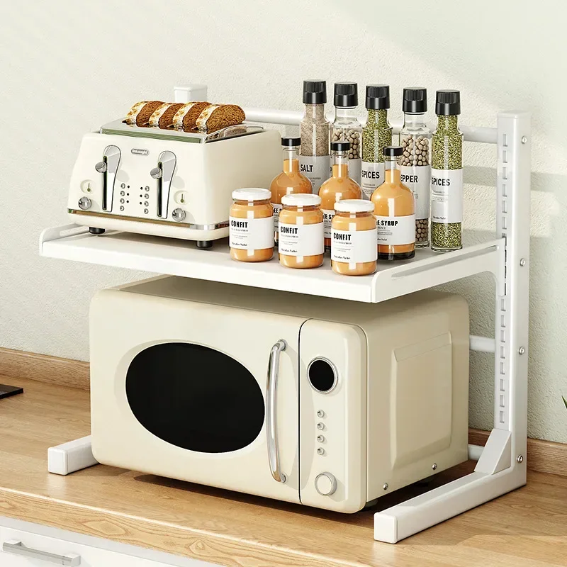 2/3 уровневый держатель регулируемый стеллаж для микроволновой печи