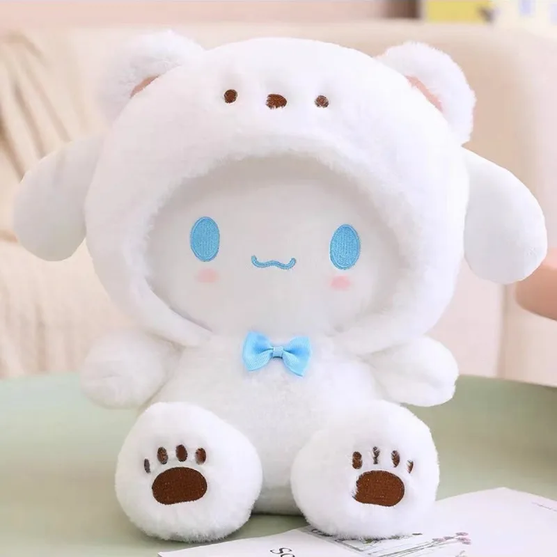 

Kawaii 25cm Sanrio Jade Dog Kuromi Dressing Doll Doll Plush Toy Stuffed Animal Patung Dolls Birthday Gift for Girls Kids Boys