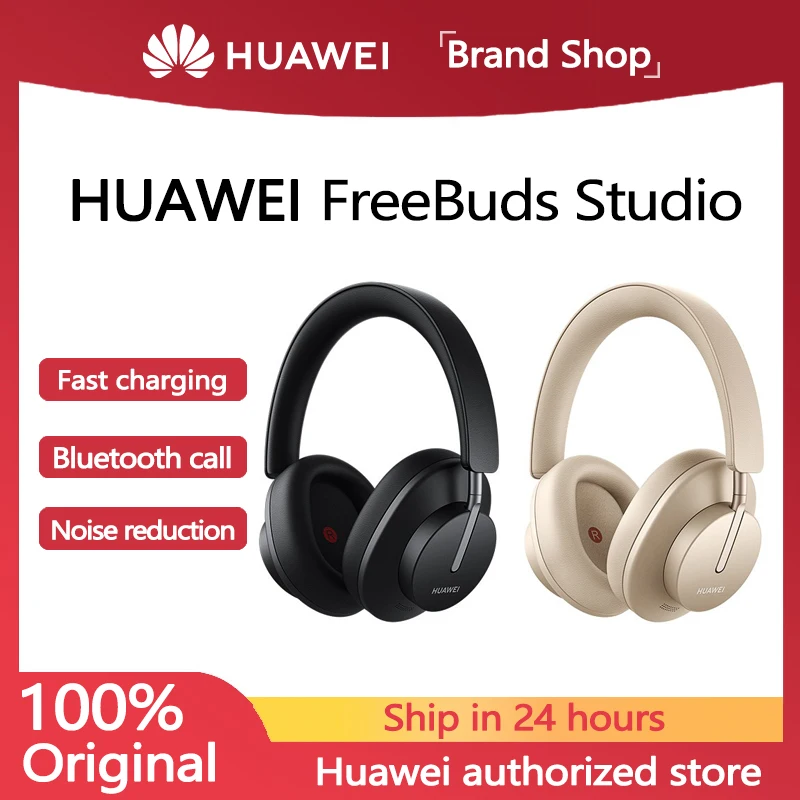 Huawei Freebuds Studio Bluetooth 5.2 Headphone ANC 6 Mic Noise Cancelling Earphone AAC HiFi Audiophile Stereo Wireless Headset |