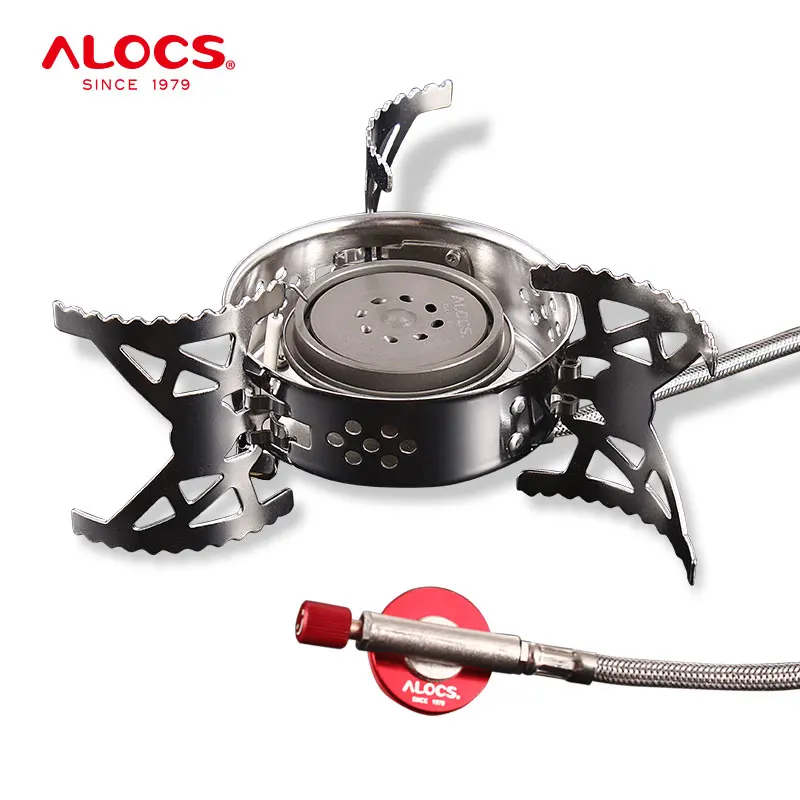

Компактная складная портативная газовая плита ALOCS 3500 Вт для приготовления пищи на природе, пешего туризма, кемпинга