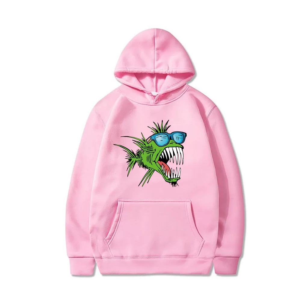 

WIPU 2022 New HYDRO FISH Print Hoodie I Must Go Fishing Men Women Hip Hop Street Clothing Hoodies Sweatshirt Male Hoody