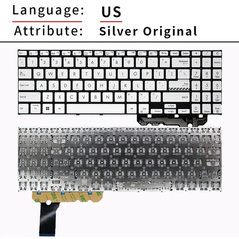 Сменная русская клавиатура для ASUS Vivobook 16X K3605