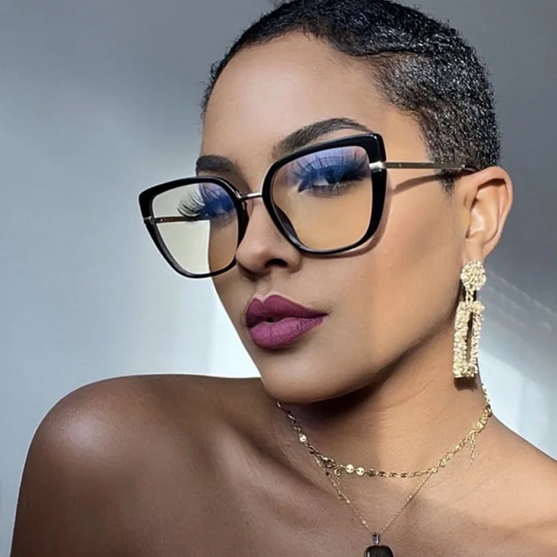 

2022 New Spring Fashion Sexy Leopard Frame Anti-blue Glasses Women Vintage Optical Computer Eyeglasses Female Spectacles Oculos