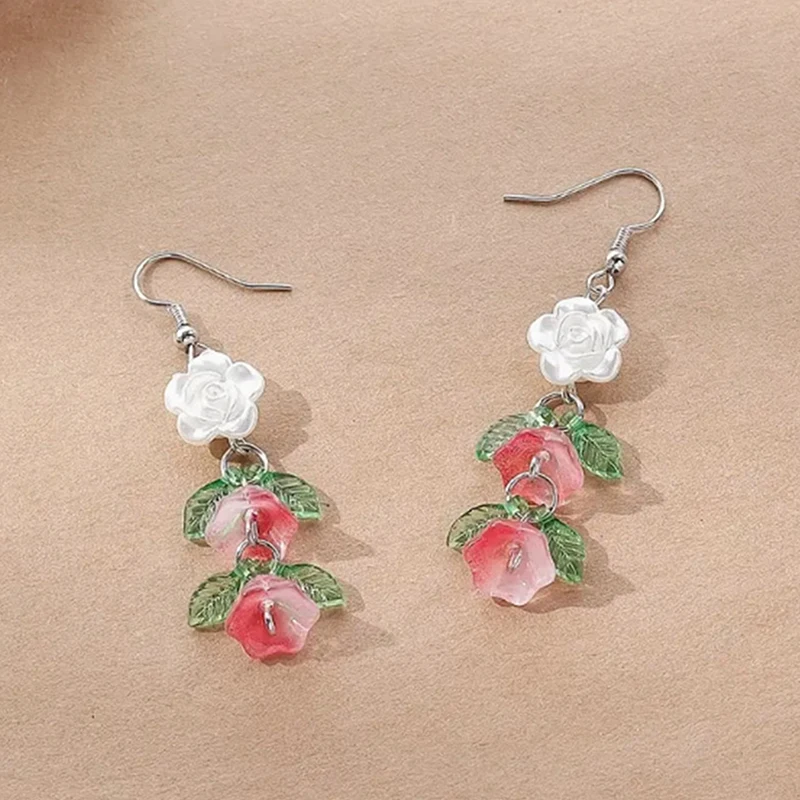 1 пара симпатичных полимерных сережек в форме лимона с креативным дизайном