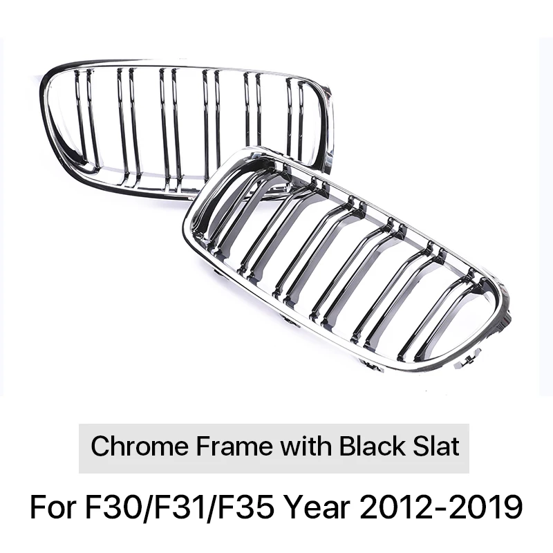 

Для BMW 3-й серии F30 F31 F35 гриль из углеродного волокна, гоночная решетка для подтяжки почек, передний бампер M Color Grill 2012-2019, аксессуары