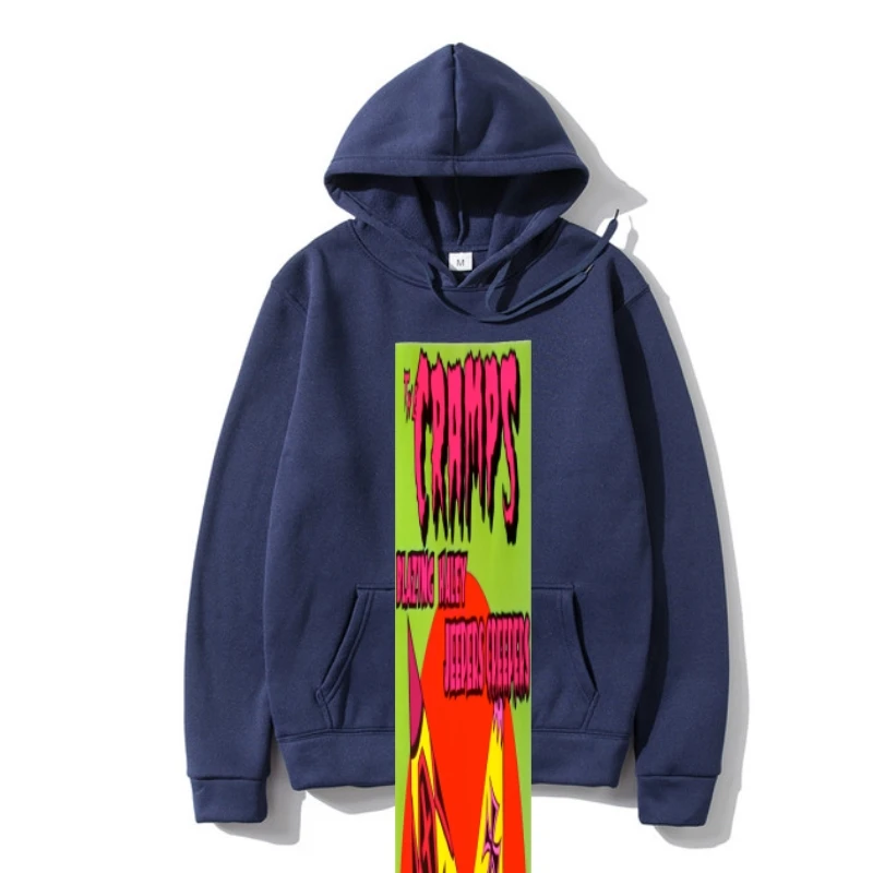 

THE CRAMPS Hoodie Psychobillyotharage Punk Rock Festival Bandraphic Hoody 100% Cotton Letter Printed Hoodys Hoodys Hoody