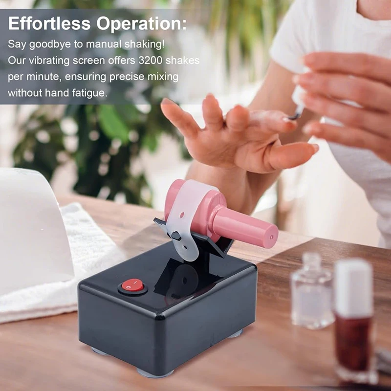 Шейкер для модели краски шейкер лака ногтей миксер модельной маникюра вилка