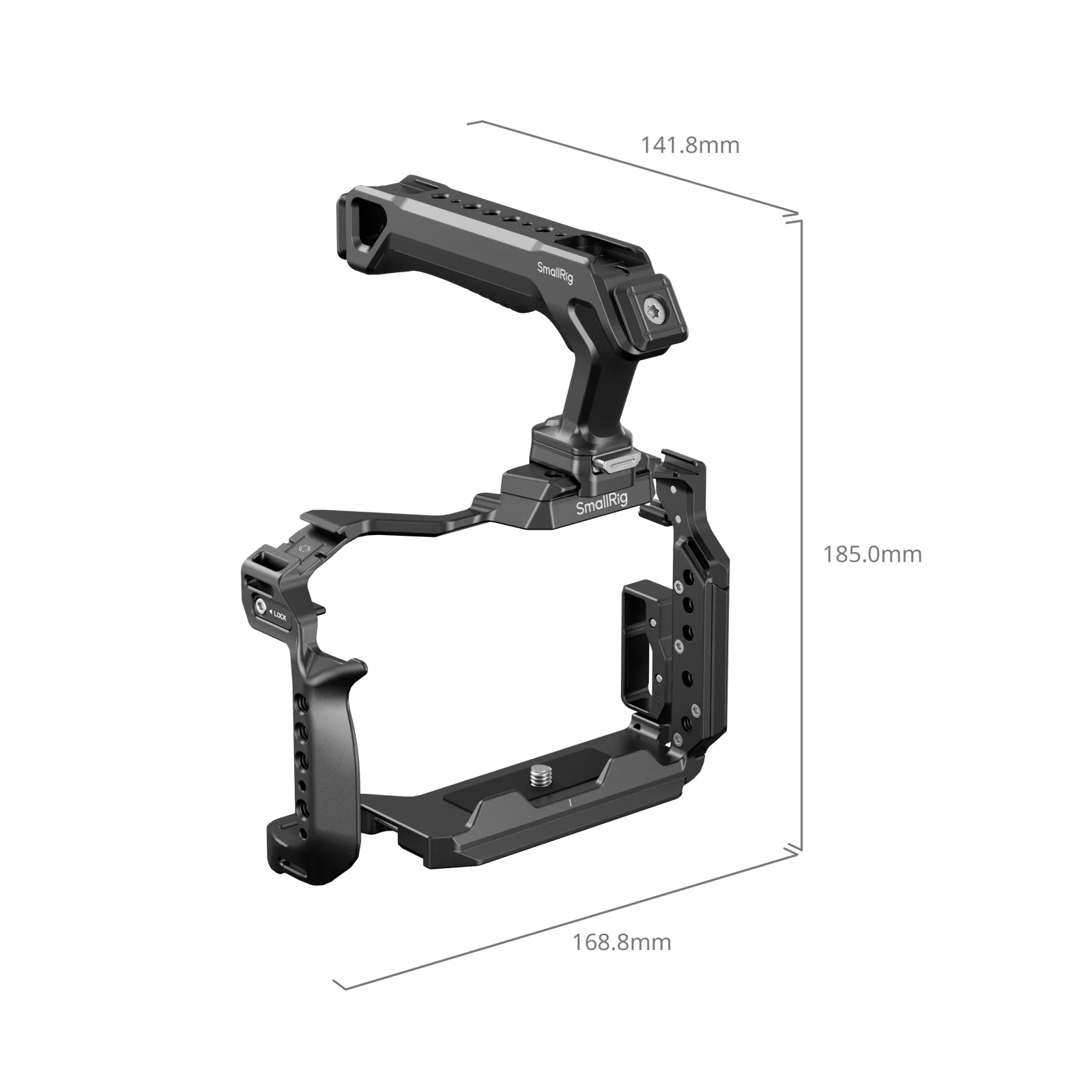 Клетка SmallRig для Panasonic LUMIX S1R II / S5 IIX G9 с быстросъемными направляющими НАТО нижняя