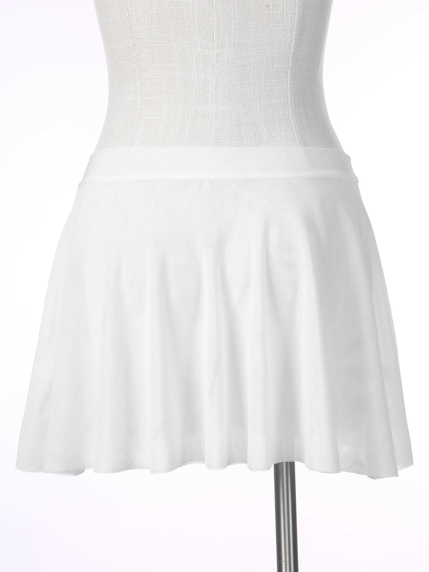 Женские двухслойные мини-юбки сетчатая мини-юбка с высокой талией прозрачная