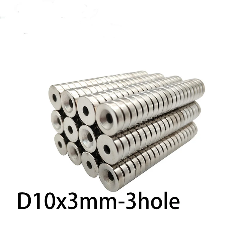 

Кольцевые магниты 10x3 мм с отверстием 3 мм