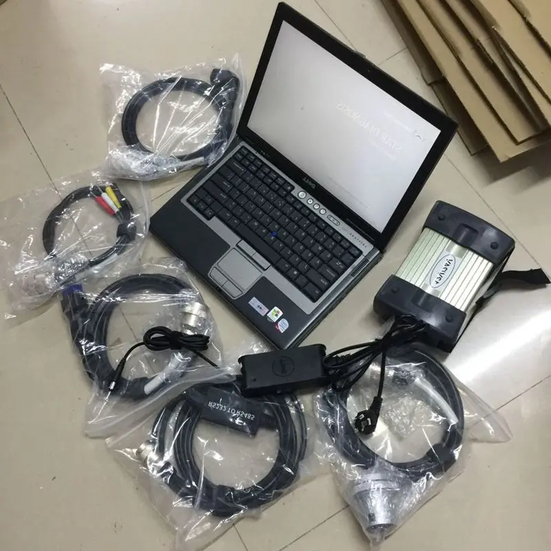 (12 В/24 В) MB STAR C3 для mb car OBD2 сканер SD + D630 90% новый ноутбук v2014.12 программное