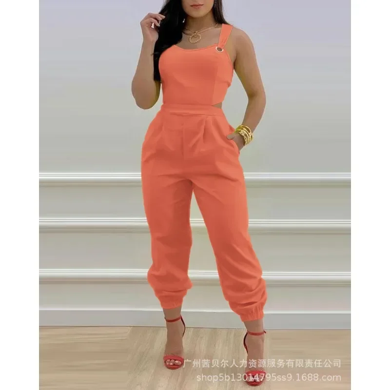 Цветочный этнический комбинезон с открытой спиной и манжетами