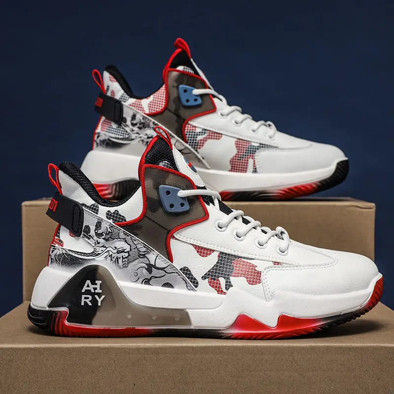 

2023 New Men's Basketball Shoes Summer Lace up Fashion Basketball Shoes Running Shoes Casual Sports Shoes