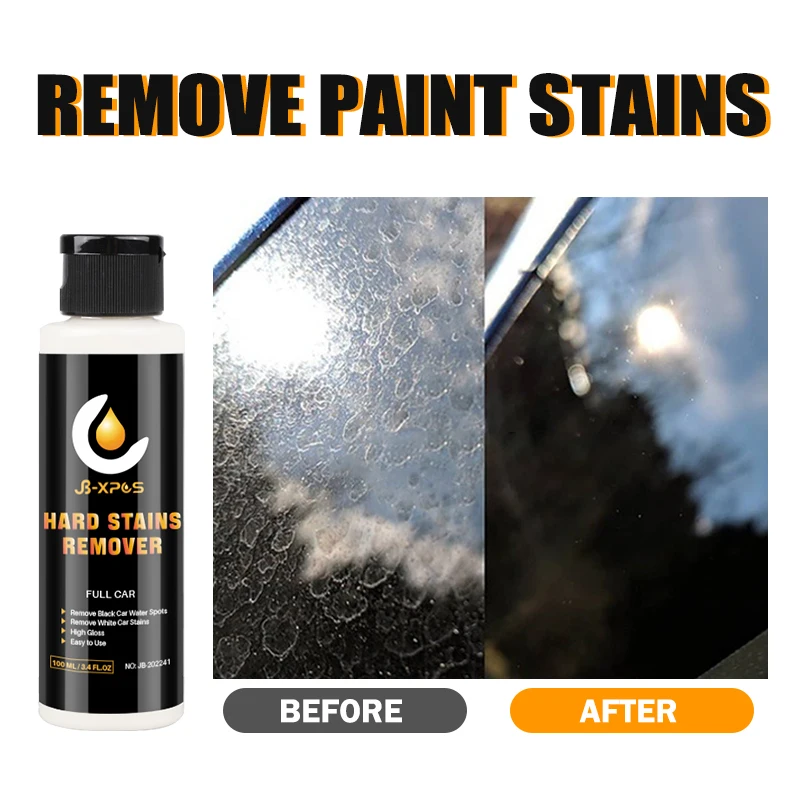 100ML Hard Water Spot Remover Powerful Car Cleaner For Paint Glass Windshield Mirror Stains Paint Protection JB-41