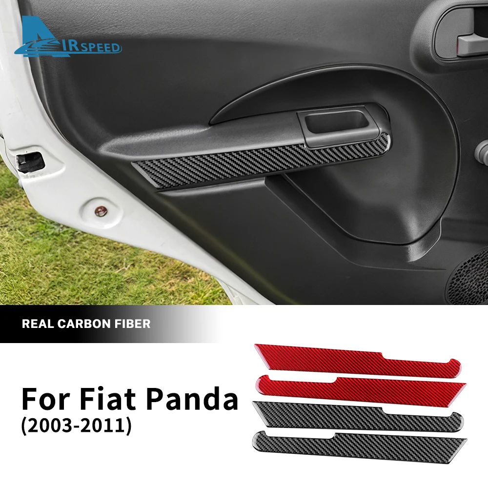 Настоящая мягкая наклейка из углеродного волокна для Fiat Panda 2003 2004 2005 2006 2007 2008 2009 2010