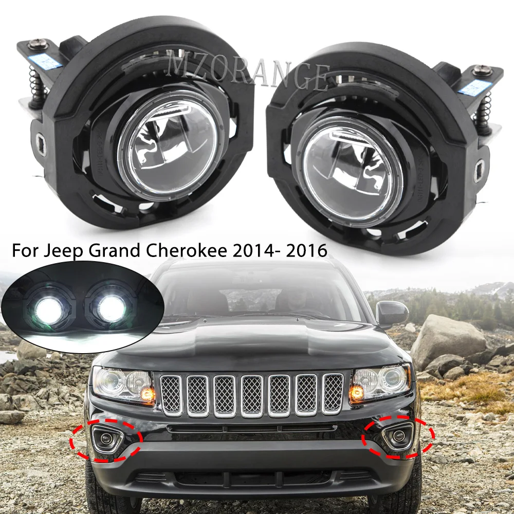 Противотуманные фары для Dodge Charger 2015 2016 Jeep Grand Cherokee 2014 светодиодные аксессуары