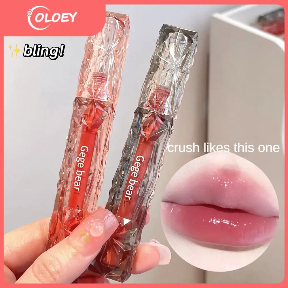

Glass Lip Glaze Crystal Transparent Cosmetics Lipstick Plump Lips Mirror Lip Gloss Makeup Moisturize Make Up