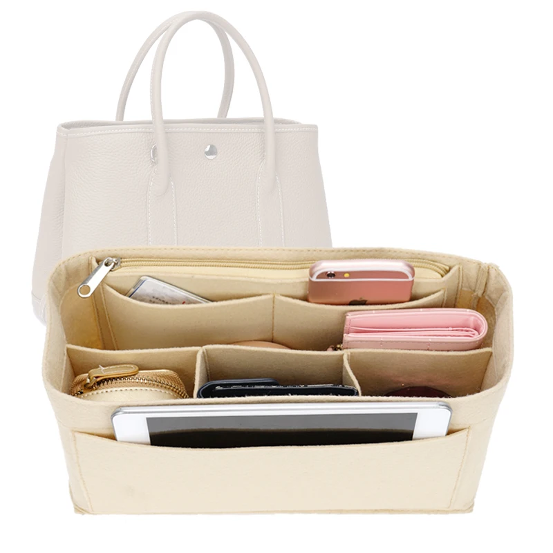 

Фетровый органайзер для хранения для сада и вечерние, 30 мес. 36 дюймов, дорожная сумка для макияжа, Женская сумочка, внутренняя косметичка, ба...