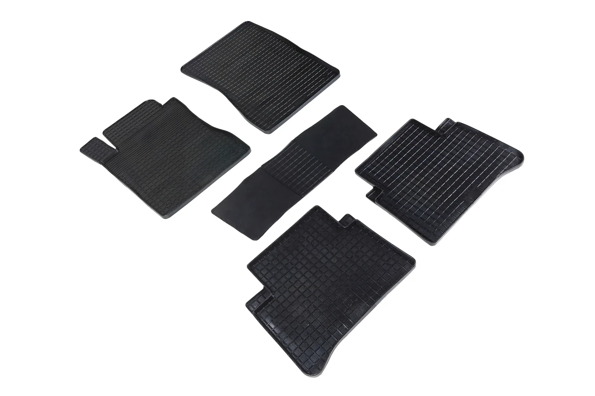 Резиновые коврики сетка для Mersedes-Benz E-Class (W211) 2002-2009 / Мерседес Е-класс (W211) с 2002 года