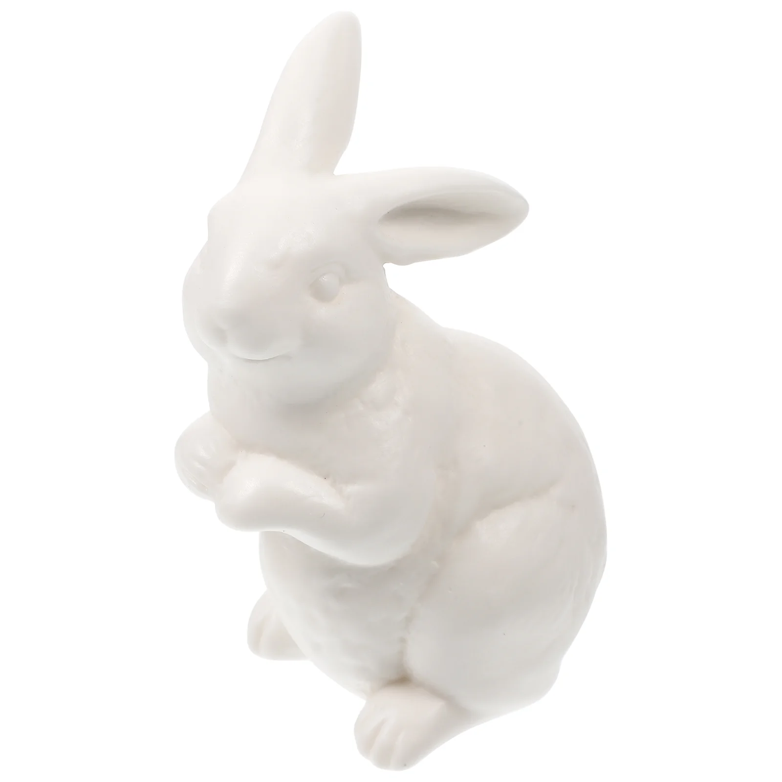 

Rabbit Bunny Figurine Figurines Statue Zodiac Chinese Year Easter Ceramic Booze Festivelunar Miniature New Souvenir Decor