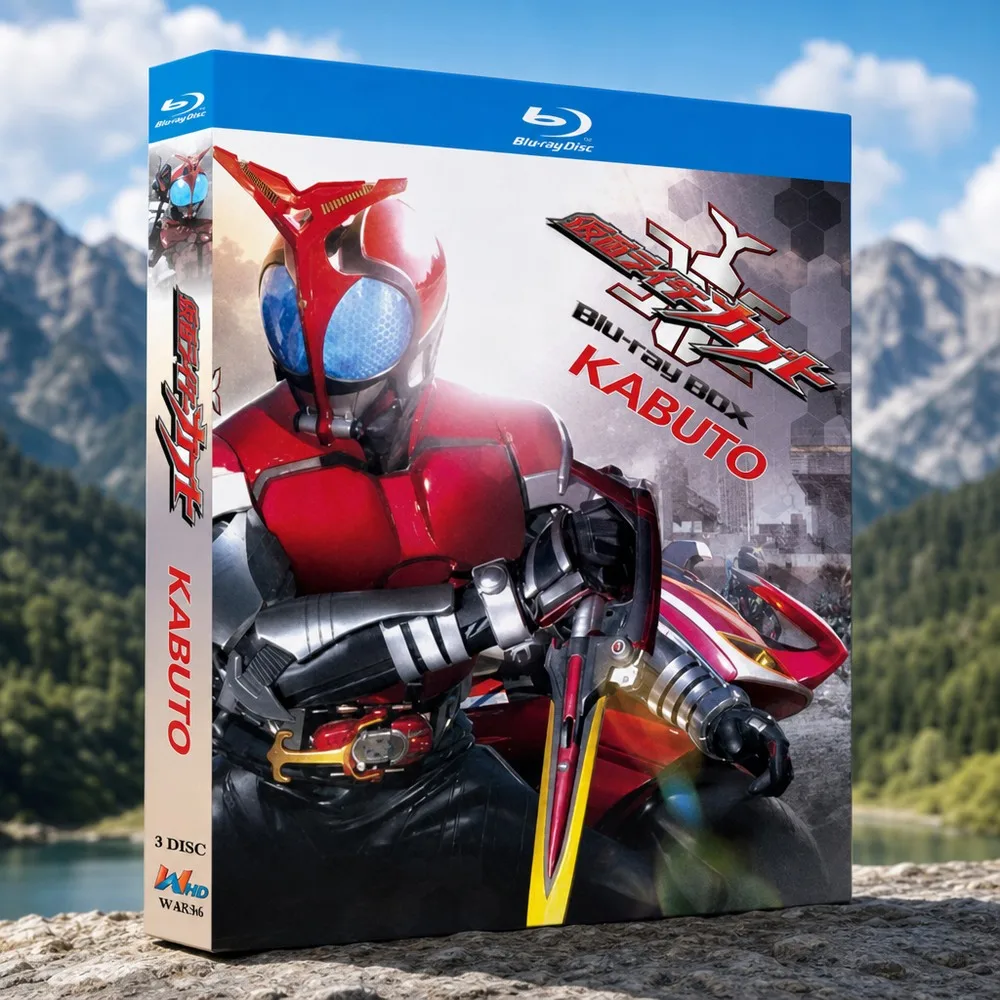 Фото Blu-ray Ultra HD диск с аниме-сериалом Kamen Rider Kabuto на китайском, японском и кантонском языках. №1