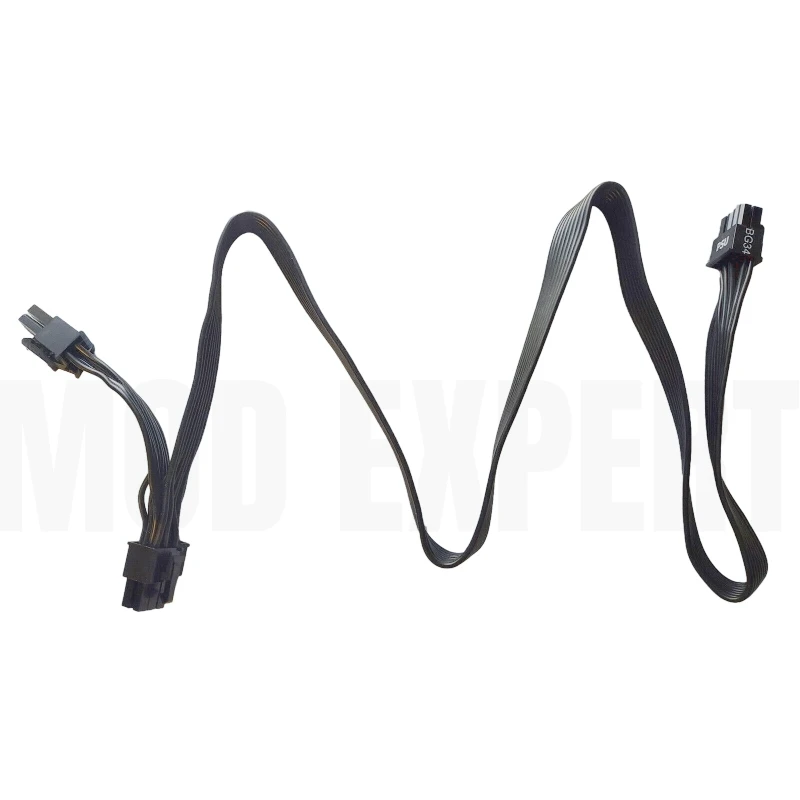 Оригинальный PCIe Dual 8Pin 6 + 2Pin VGA GPU Кабель Питания Плоский 18AWG для Seasonic G-750 G-650 G-550 G-450