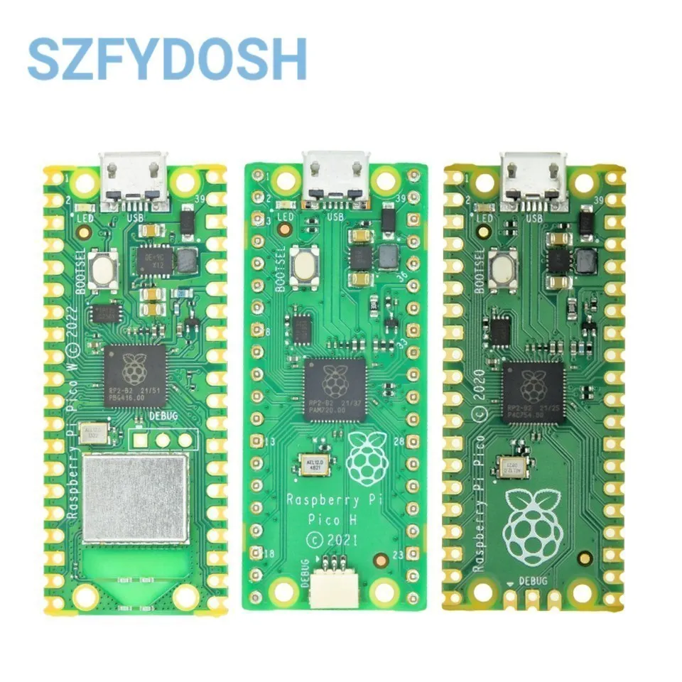 Макетная плата Raspberry Pi Pico W с беспроводным Wi-Fi модулем ...