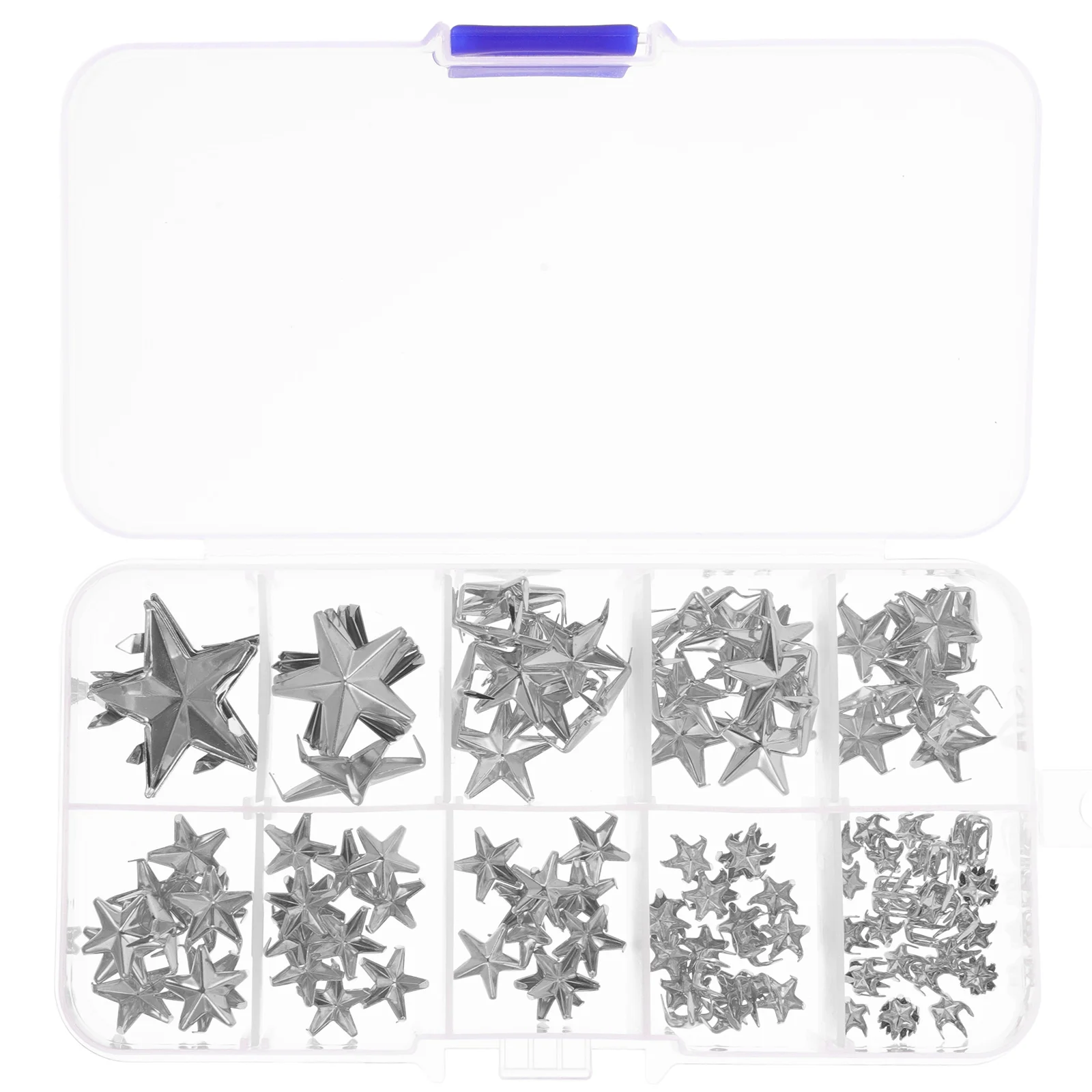 

150 Pcs Goth Decor Hats Claw Nail Metal Spike Studs Mini Claw Studs Star Spike Studs DIY Punk Spikes Suitcase Claw Nails