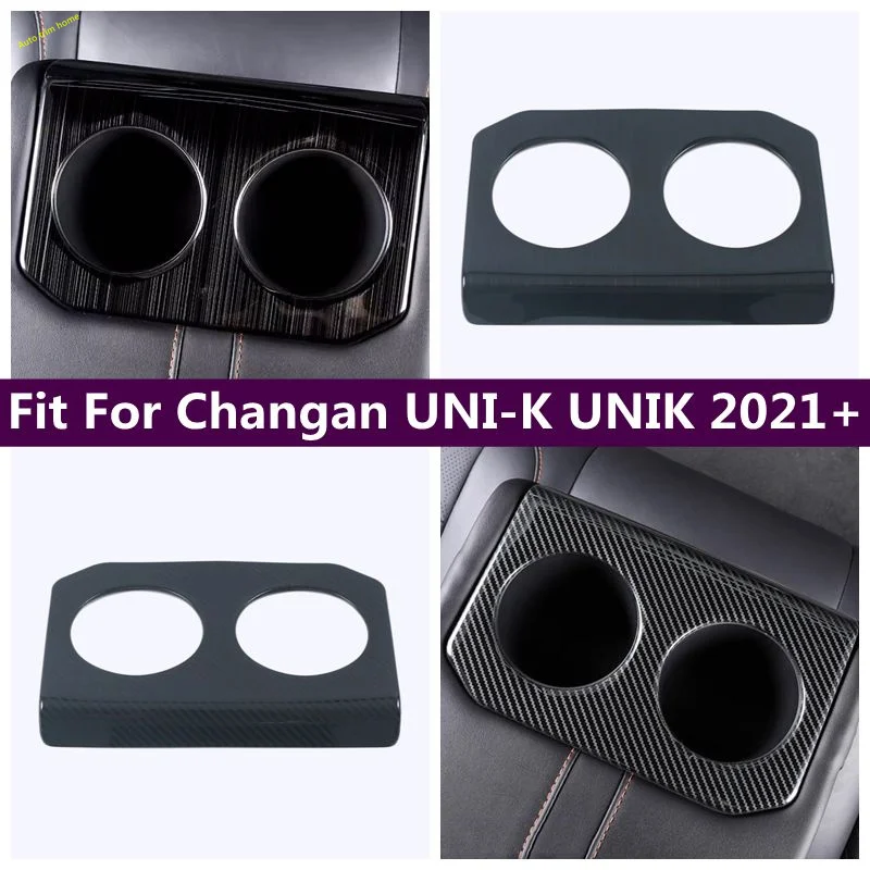 

Rear Seat Water Cup Bottle Drinks Holder Decoration Frame Cover Trim Fit For Changan UNI-K UNIK 2021 - 2023 Interior Accessories
