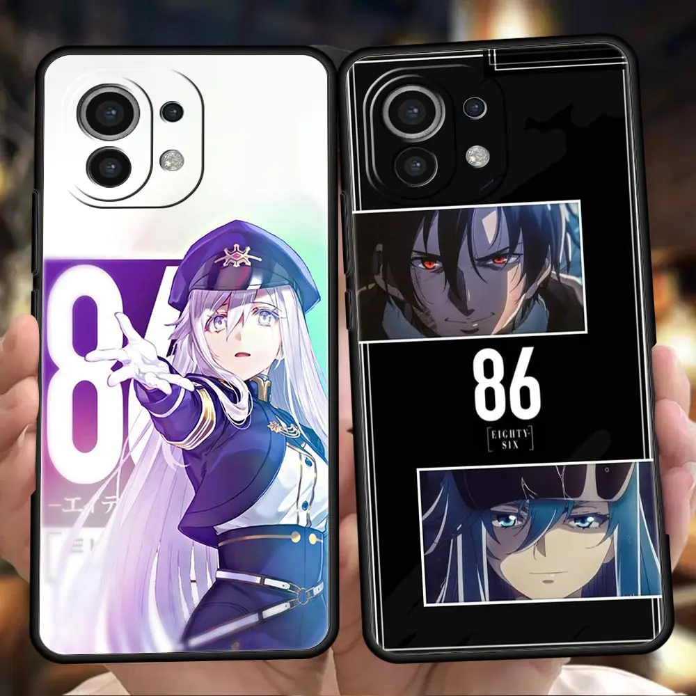 

86 Eighty Six Anime Phone Case For Xiaomi Mi X3 X4 NFC F3 M3 M4 GT Note 9T 10T 10 11 Ultra 11T 11X 12 Pro Lite 5G Silicone Shell