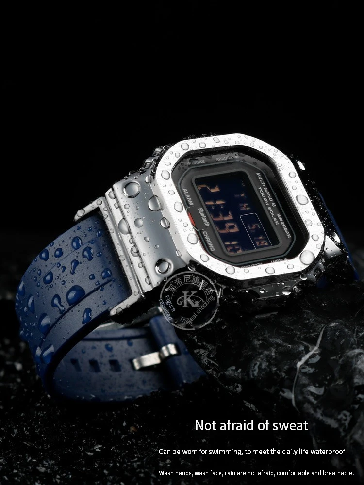 Водонепроницаемый резиновый ремешок для часов Casio G-SHOCK DW5600 DW-5600 GW-B5600 GW-M5610 GA 110 100 120