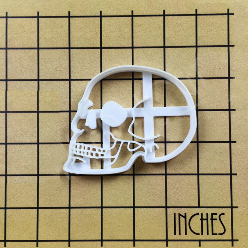 

Creative Funny Halloween Skull Organs Epoxy Plastic Mold 3D Chocolate Candy Mould Cake Decorating Tools Kitchen Bakeware