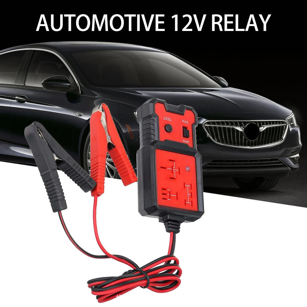 

Cars Battery Checker Automotive Relay Tester Diagnostic Tools 4 Pin 5 Pin 12V Universal Electronic Automotive Relay Tester