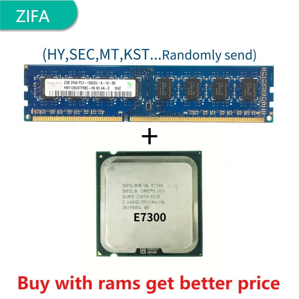 

DDR3 2G 1333 МГц с процессором E7300 2,66 ГГц 3M кэш LGA 775 E7300 ЦП