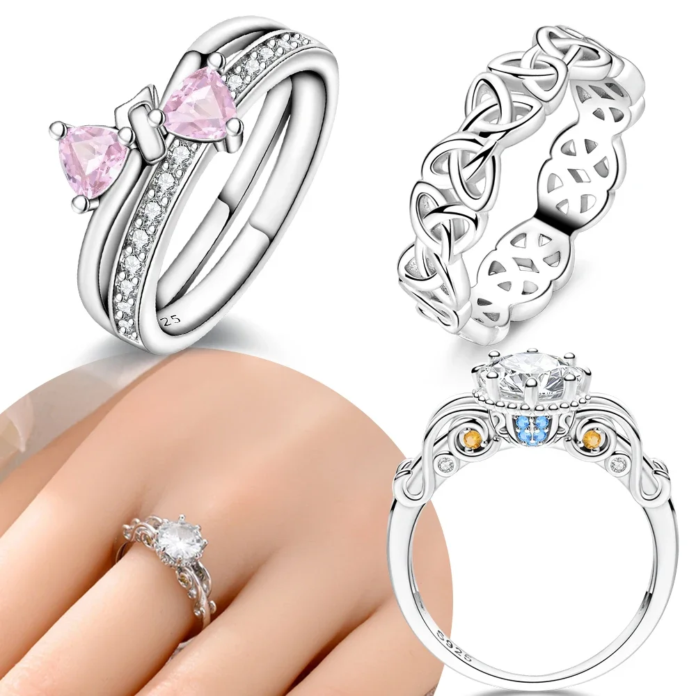 Серебряное кольцо Fien с кельтским узлом в виде тыквы