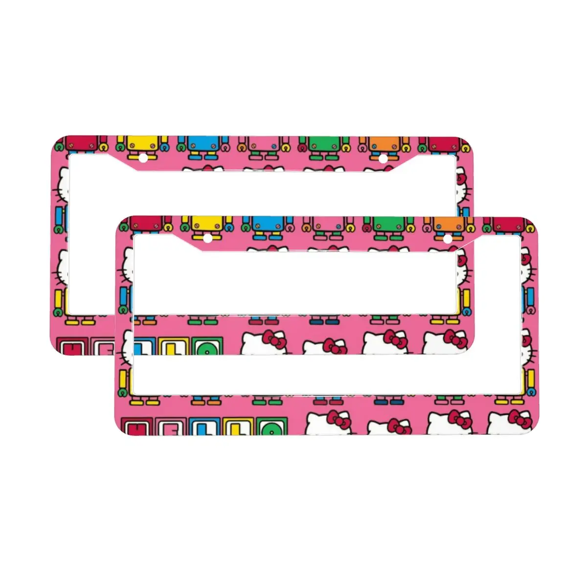 

Universal Aluminum Alloy US Car License Plate Frame Cover Auto Accessory Waterproof Number Plate Holder Car plate frame