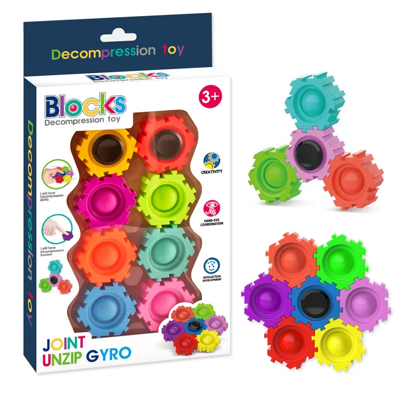 

10 Box Wholesale Price Building Blocks Fidget Spinner Toys