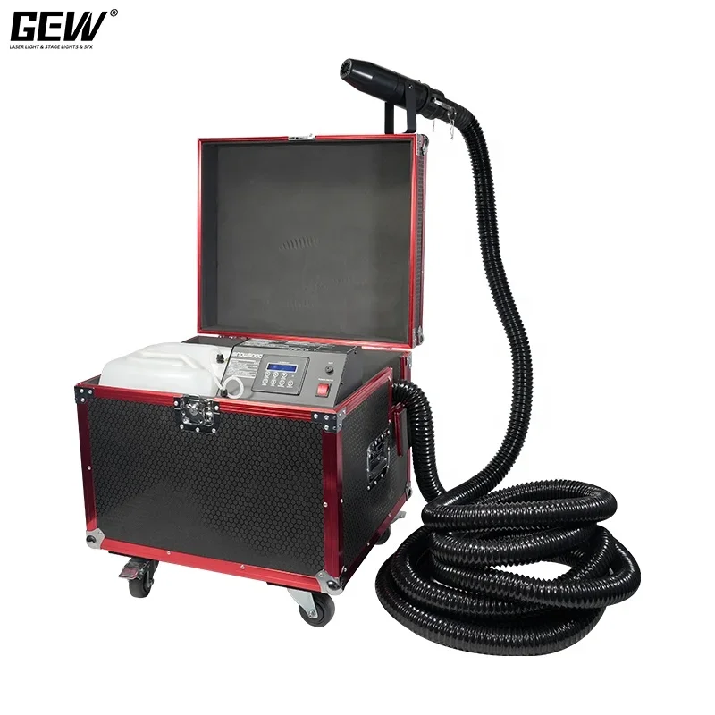 GEVV Snowflake Flight Case 1500 Вт DMX 512 Бесшумная машина Snow Flake для свадебной вечеринки