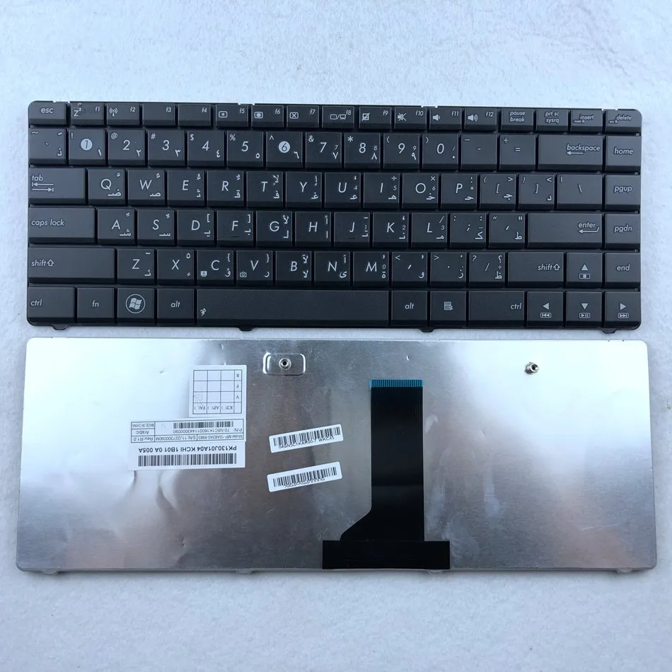 Арабская клавиатура для ноутбука Asus X43B X43U K43T K43B X43BY K43TY K43U K43TK AR