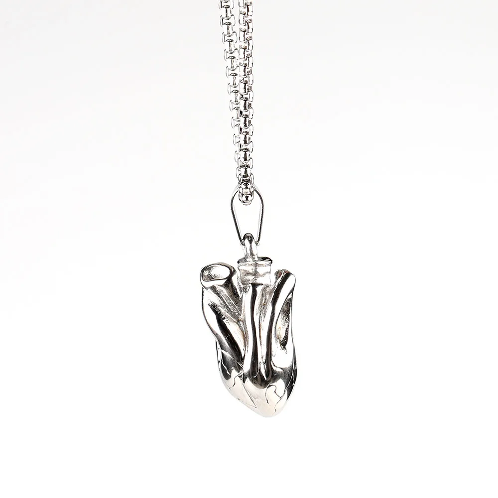 

Ожерелье с подвеской в виде человеческих органов для мужчин, украшение в стиле панк-рок, бижутерия в научном стиле, подарок для Него