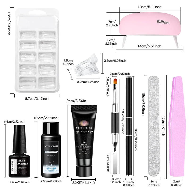 Длинные ногти гель костюм маникюр угловой толкающий палец удлиненная форма