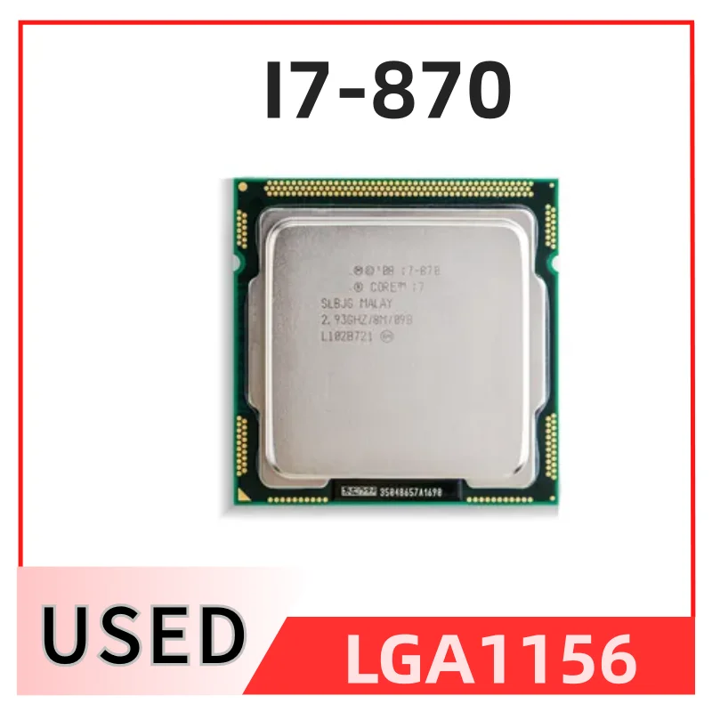 

Quad-core CPU Processor Core I7-870 I7 870 2.9 Ghz 8M 95W LGA 1156 Origianl 22 Nanometers Desktop LGA1155 MALAY 8 MB 1MB