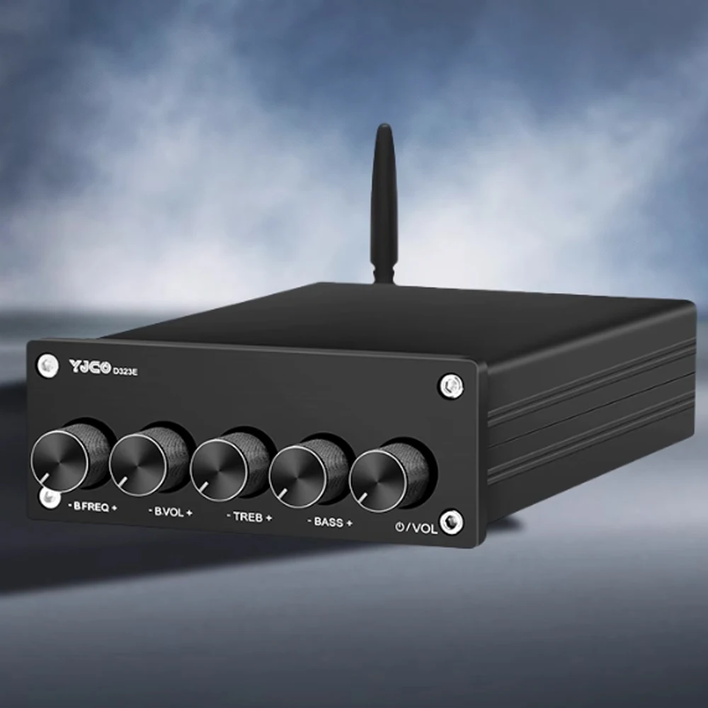 Фото D323E TPA3223 2,1-канальный высокой мощности HIFI аудиофильский цифровой усилитель оптическое волокно Bluetooth 5,1 входа №1