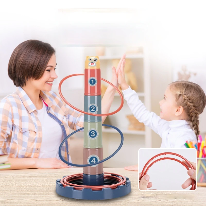 

Игрушка-кольцо Монтессори в виде складной чашки