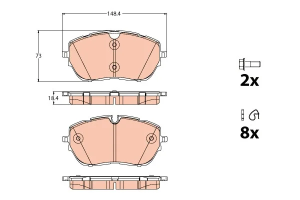 

Для GDB2121 для GDB2121 II 14 колпачков: (330 × 30)