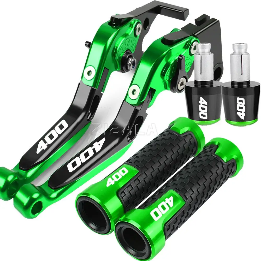 

For Kawasaki Ninja 400 2021 2022 Ninja400 2018 2019 2020 Motorcycle Accessories Folding Brake Levers Clutch Handlebar Grip ends