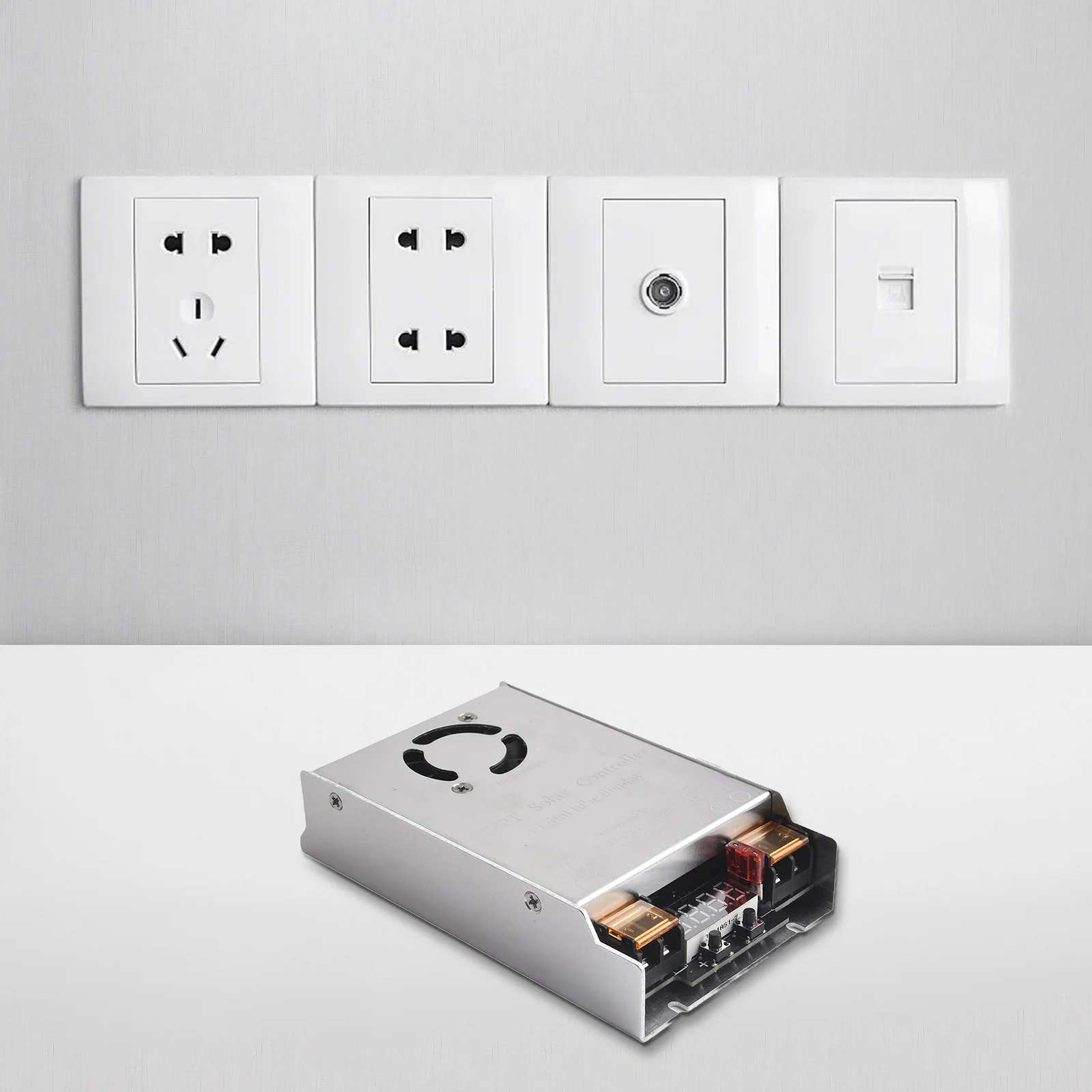 450 Вт MPPT контроллер солнечной батареи 12 В ~ 50 Входное зарядное устройство для 24 В/36